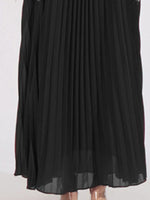 Rhinestone Long Sleeve Maxi Dress