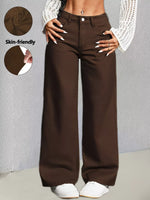 High-Waisted Wide-Leg Jeans