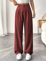 Wide Leg Pleated Pants