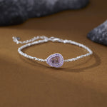 925 Sterling Silver Gourd Charm Bracelet
