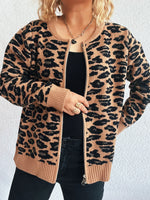 Zip Up Long Sleeve Cardigan
