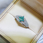1 Carat Moissanite 925 Sterling Silver Ring
