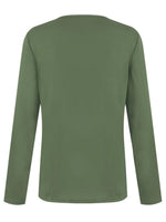 Half Button Long Sleeve T-Shirt