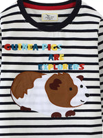 Children's Guinea Pig Explorer Striped Long Sleeve T-Shirt