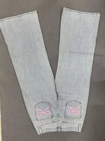 Washed Wide Leg Jeans