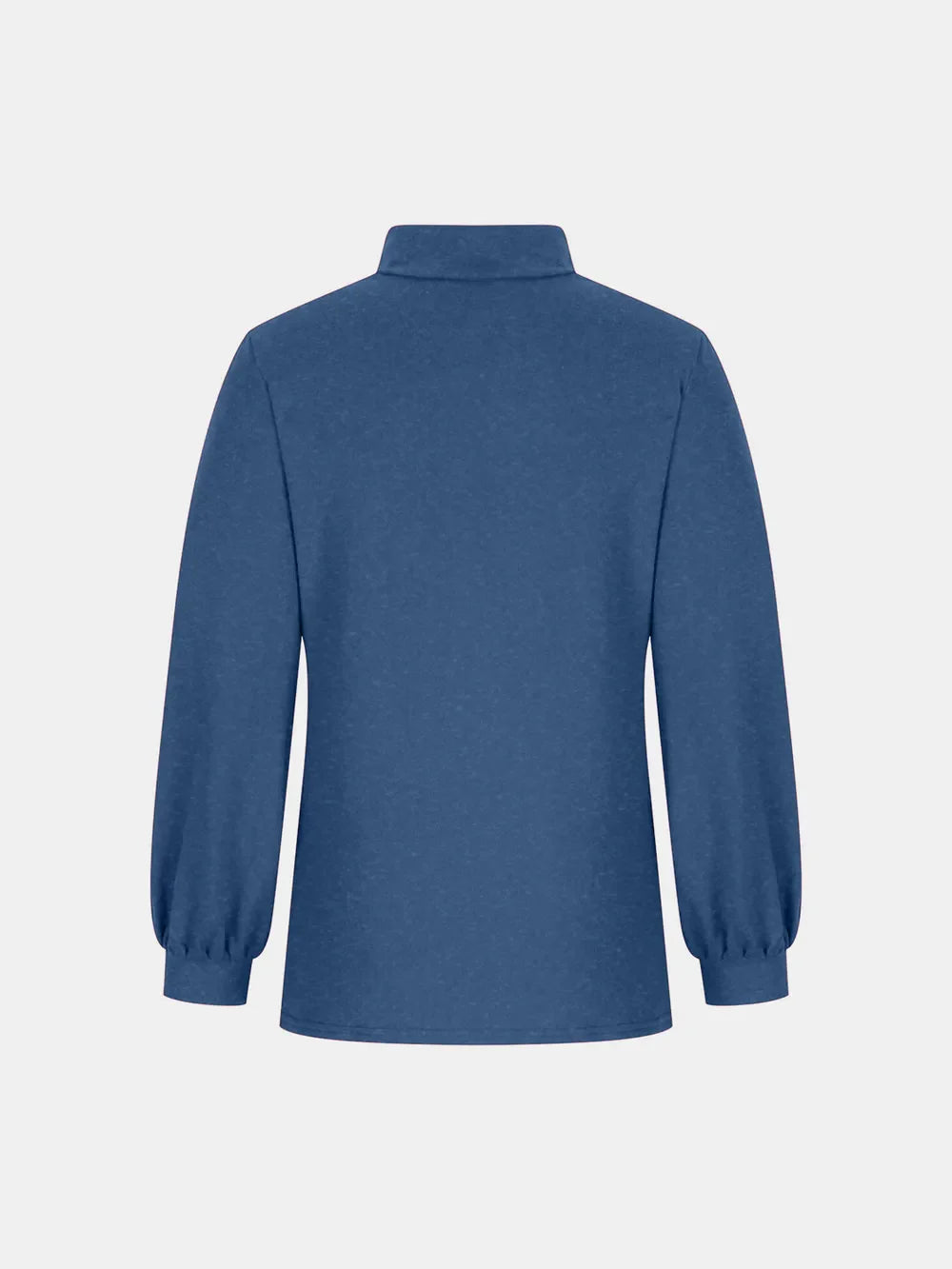 Full Size Mock Neck Long Sleeve T-Shirt