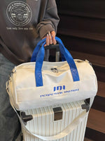 Sporty Duffel Bag with Shoulder Strap