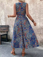 Paisley Print Sleeveless Romper