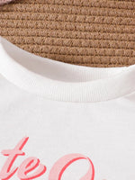 Children's Bow Long Sleeve Top and Pants Set