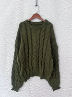 Cable Knit Long Sleeve Sweater