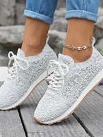 Mesh Lace Up Sneakers