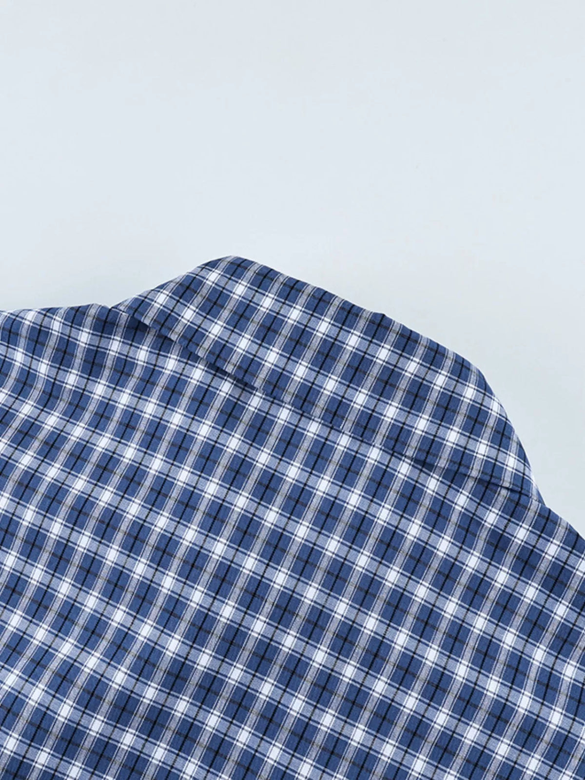 Oversized Plaid Button Up Shirt