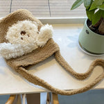 Cute Dog Plush Crossbody Bag