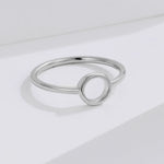 925 Sterling Silver Circle Ring