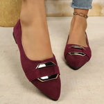 Point Toe Flats Slip-Ons