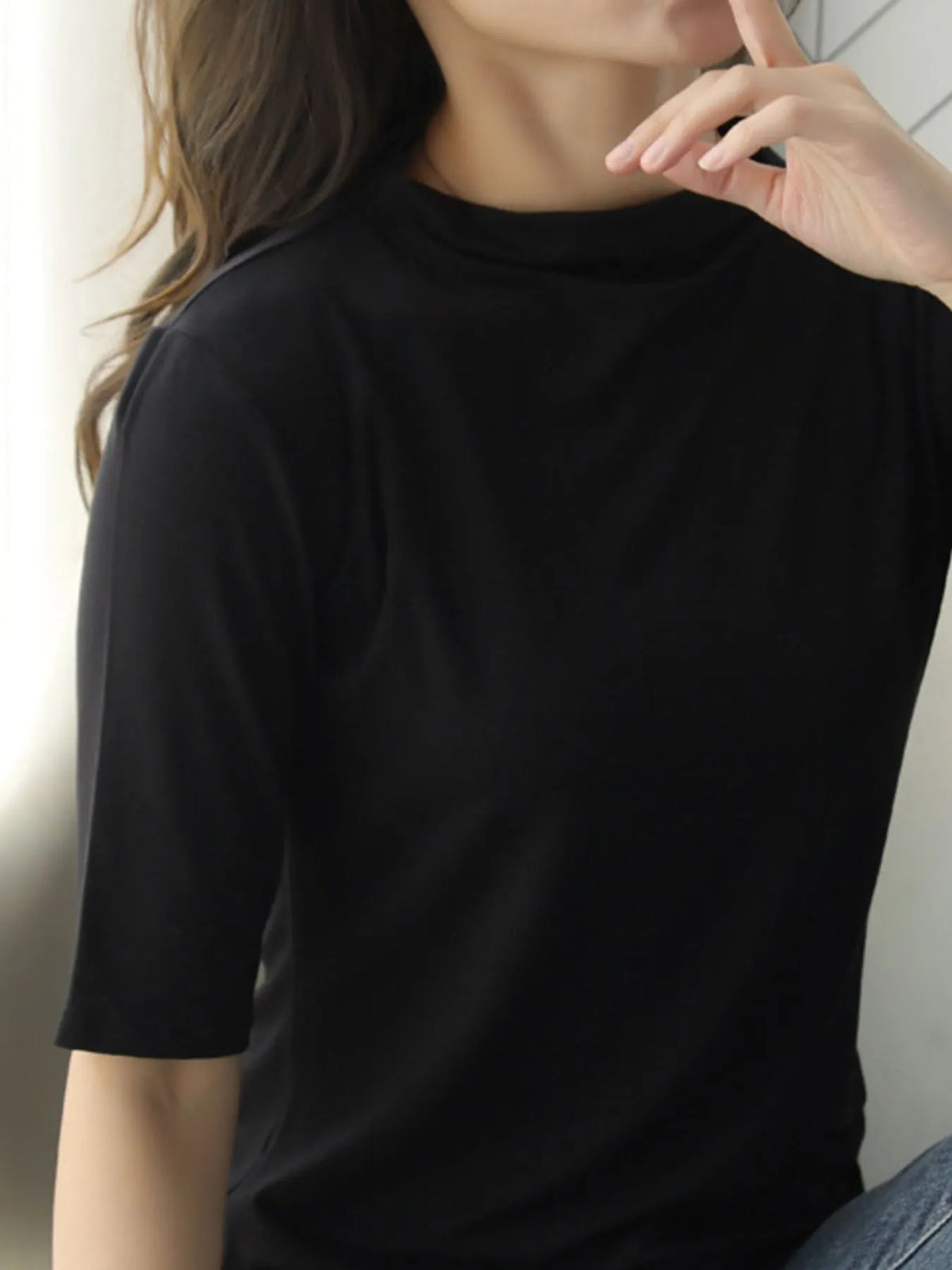 Solid Color Short Sleeve T-Shirt