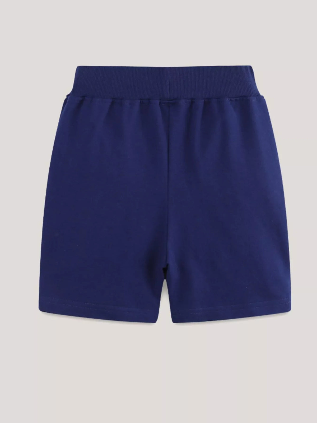 Children's Embroidered Construction Vehicle Shorts