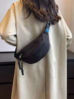 Lightweight Crossbody Bag with Tassel Detail