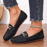 Round Toe Slip-Ons