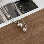 925 Sterling Silver Heart Necklace