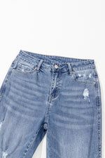 Distressed Flare Jeans