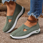 Round Toe Mesh Slip-Ons