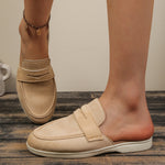 Round Toe Slip-Ons
