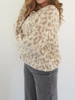 Leopard Tie-Front Cardigan
