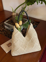 Woven Straw Shoulder Bag