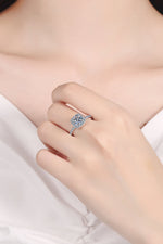 Square Moissanite Ring