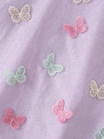 Children's Butterfly Applique Crew Neck T-Shirt