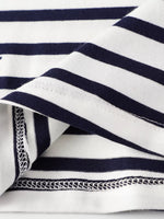 Children's Striped Cat Short Sleeve Dress