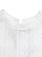 Textured Bow Back Knit T-Shirt