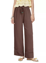 Casual Wide Leg Drawstring Pants