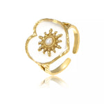 18K Gold-Plated Adjustable Open Ring