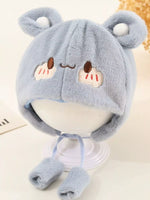 Children's Cute Bear Ear Plush Hat