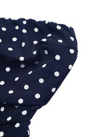 Polka Dot Tube A-Line Dress