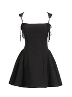 Lace Up Mini Cami Dress