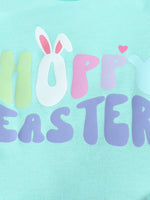 Children's Easter Graphic Bodysuit and Skirt Set with Headband