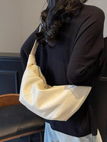 Casual Style Crescent Crossbody Bag