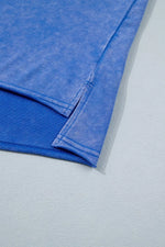 Patriot Star Patched Notched Neck Mineral Washed Tee