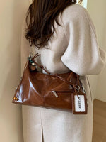 Vintage Style PU Leather Shoulder Bag