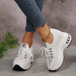 Lace Up Platform Sneakers