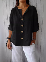 Casual Loose Button-Down Shirt
