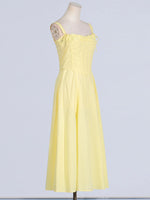 Slit Sleeveless Zip Back Midi Dress