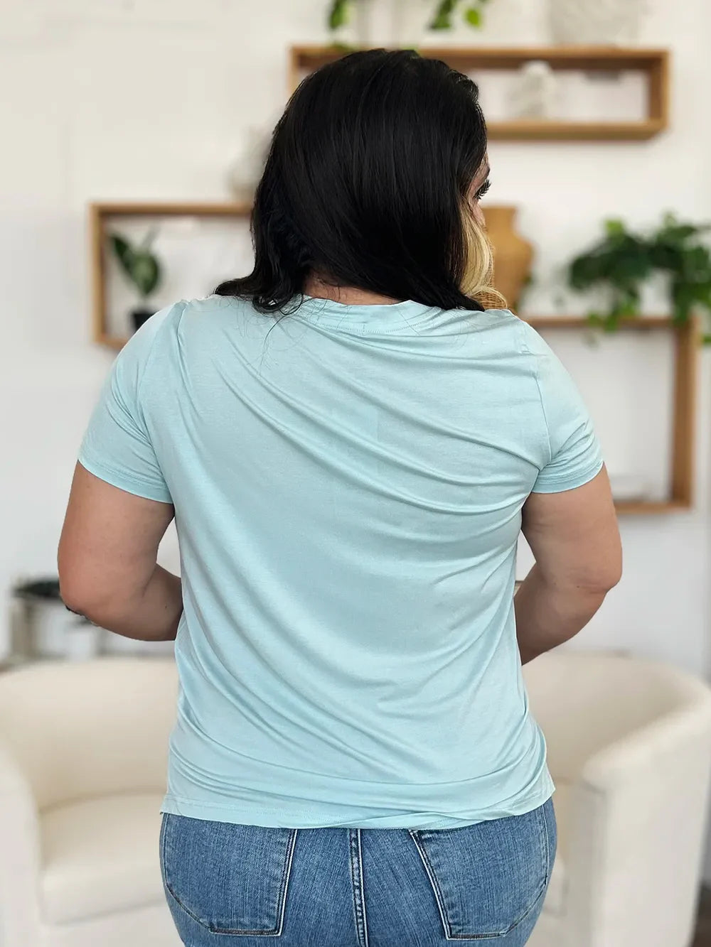 Basic Bae Bamboo Full SizeRound Neck Short Sleeve T-Shirt Plus Size