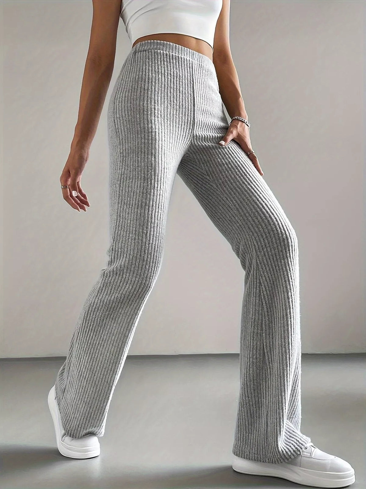 High Waist Flare Pants