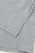 High Raglan Half Sleeve V Neck Oversized T Shirt
