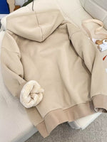 Fleece-Lined Zip-Up Hoodie
