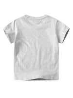 Children's Dinosaur Crew Neck Short Sleeve T-Shirt